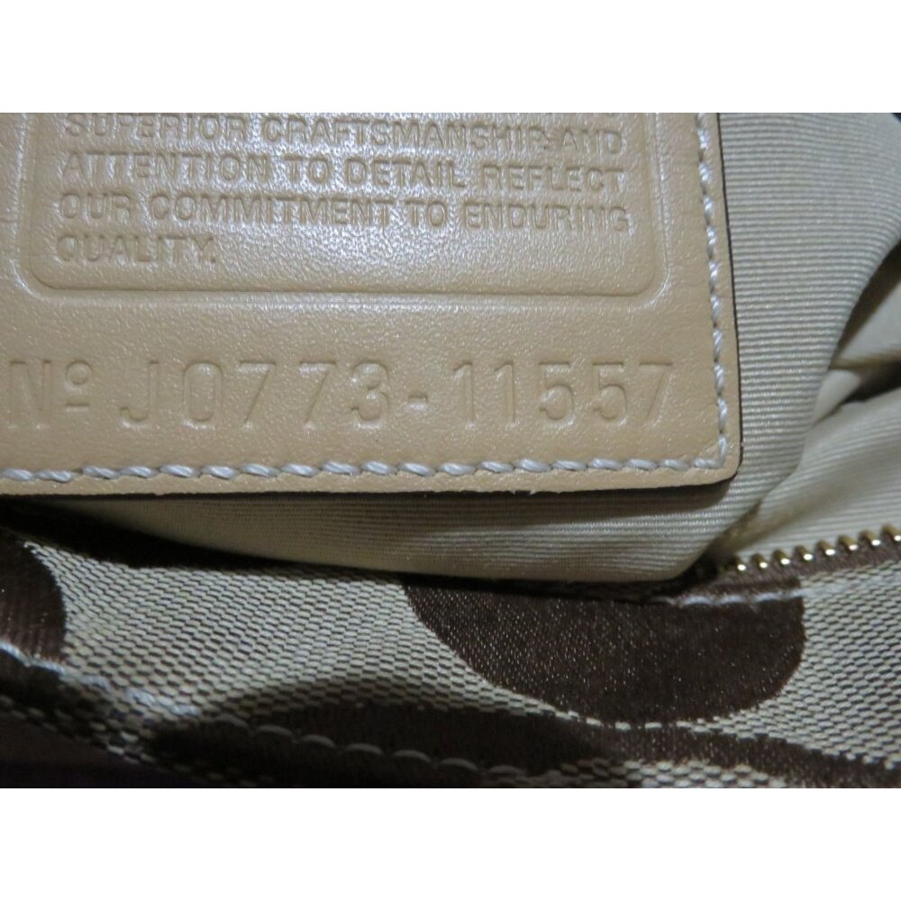 COACH 2007 Hamptons Madeline canvas & leather Signature C Monogram Satchel bag - Picture 6 of 13